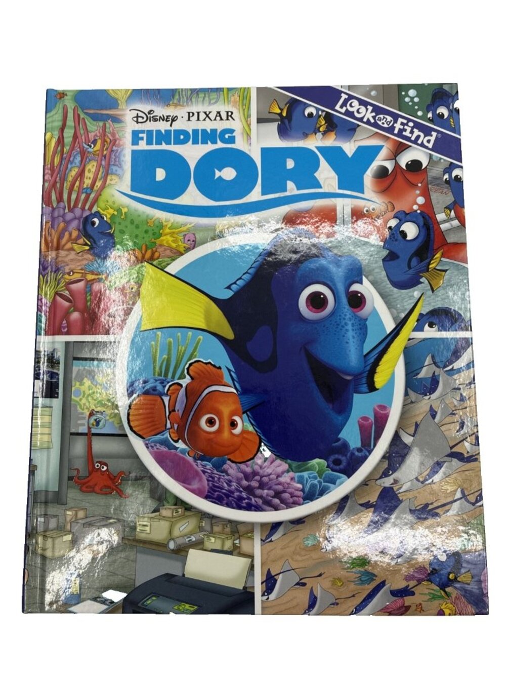Disney Pixar Finding Dory Look and Find Hardcover Book Kids Search Find Activity